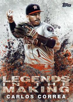 2018 Topps - Legends in the Making (Series 1) #LTM-CC Carlos Correa Front