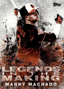 2018 Topps - Legends in the Making (Series 1) #LTM-MM Manny Machado Front