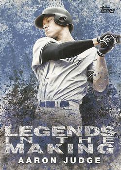 2018 Topps - Legends in the Making Blue (Series 1) #LTM-AJ Aaron Judge Front