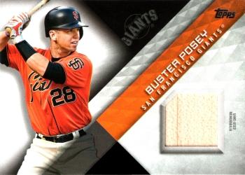 2018 Topps - Major League Material Relics (Series 1) #MLM-BP Buster Posey Front