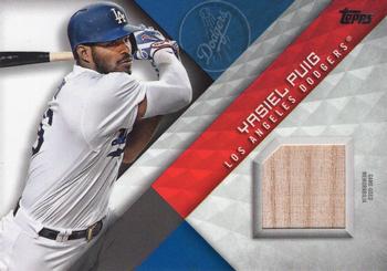 2018 Topps - Major League Material Relics (Series 1) #MLM-YP Yasiel Puig Front