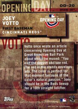 2018 Topps - MLB Opening Day #OD-20 Joey Votto Back