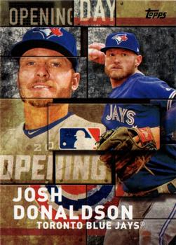2018 Topps - MLB Opening Day Black #OD-18 Josh Donaldson Front