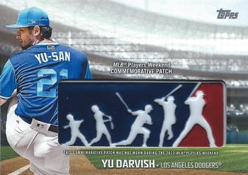 2018 Topps - Players Weekend Patch #PWP-YD Yu Darvish Front