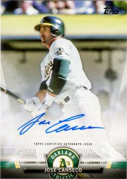 2018 Topps - Topps Salute Autographs (Series One) #SA-JCA Jose Canseco Front