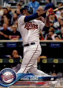 2018 Topps Minnesota Twins #MT-5 Miguel Sano Front