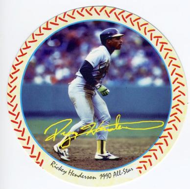 1990 Windwalker American League All-Star Edition #NNO Rickey Henderson / Jose Canseco Front