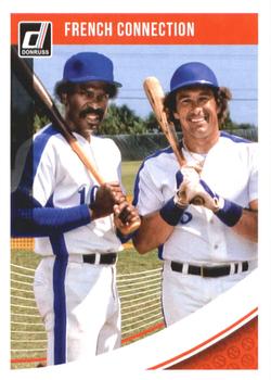 2018 Donruss #203 French Connection (Andre Dawson / Gary Carter) Front