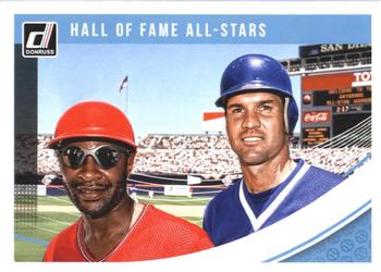 2018 Donruss #214 Hall of Fame All-Stars (Ozzie Smith / Ryne Sandberg) Front