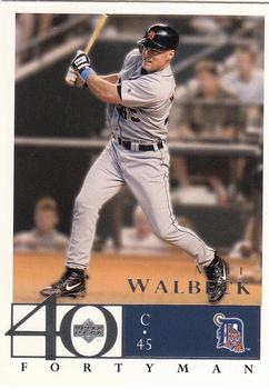 2003 Upper Deck 40-Man #272 Matt Walbeck Front