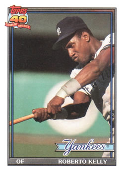 1991 Topps #11 Roberto Kelly Front
