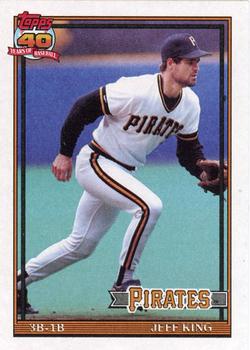 1991 Topps #272 Jeff King Front