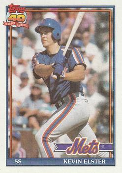 1991 Topps #134a Kevin Elster Front
