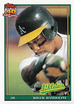 1991 Topps #525 Willie Randolph Front