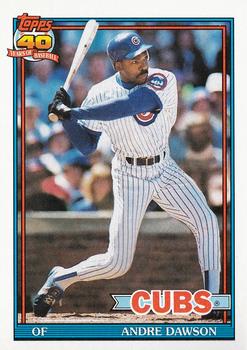 1991 Topps #640 Andre Dawson Front