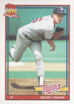 1991 Topps #633 Kevin Tapani Front