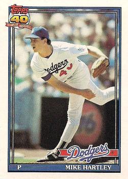 1991 Topps #199 Mike Hartley Front