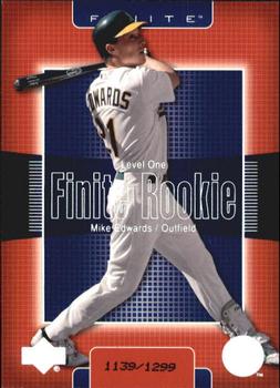 2003 Upper Deck Finite #296 Mike Edwards Front