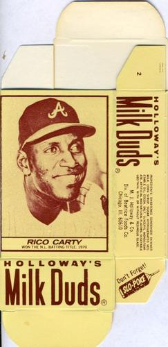 1971 Milk Duds - Boxes #NNO Rico Carty Front