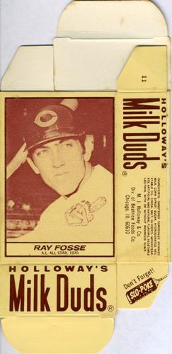 1971 Milk Duds - Boxes #NNO Ray Fosse Front
