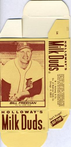1971 Milk Duds - Boxes #NNO Bill Freehan Front