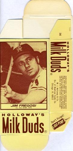 1971 Milk Duds - Boxes #NNO Jim Fregosi Front