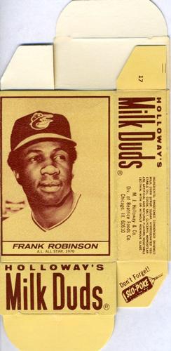 1971 Milk Duds - Boxes #NNO Frank Robinson Front