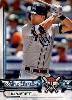 2018 Topps - Home Run Challenge #HRC-CD Corey Dickerson Front