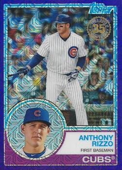 2018 Topps - 1983 Topps Baseball 35th Anniversary Chrome Silver Pack Purple Refractor #11 Anthony Rizzo Front