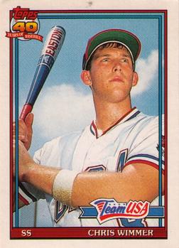 1991 Topps Traded #130T Chris Wimmer Front