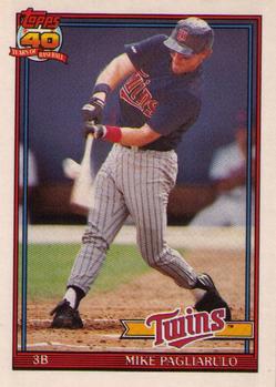 1991 Topps Traded #87T Mike Pagliarulo Front