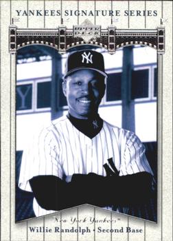 2003 Upper Deck Yankees Signature Series #89 Willie Randolph Front