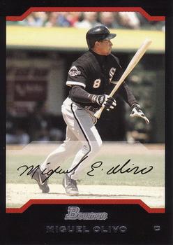 2004 Bowman #119 Miguel Olivo Front