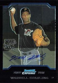 2004 Bowman Chrome #331 Wardell Starling Front