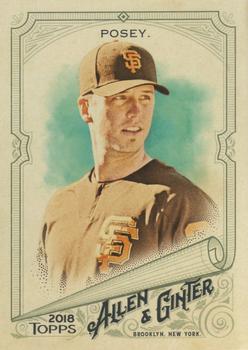 2018 Topps Allen & Ginter #172 Buster Posey Front
