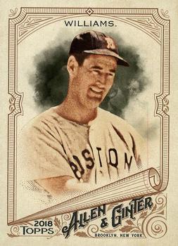 2018 Topps Allen & Ginter #190 Ted Williams Front