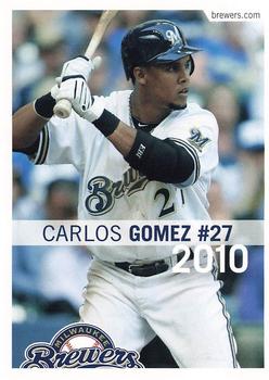 2010 Milwaukee Brewers Police #NNO Carlos Gomez Front