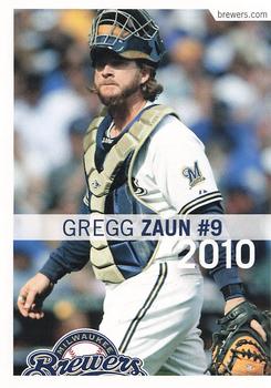 2010 Milwaukee Brewers Police #NNO Gregg Zaun Front