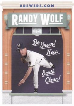 2012 Milwaukee Brewers Police - Waukesha City Police and Waukesha Sports Cards #NNO Randy Wolf Front