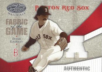 2004 Leaf Certified Materials - Fabric of the Game AL/NL #FG-146 Dennis Eckersley Front