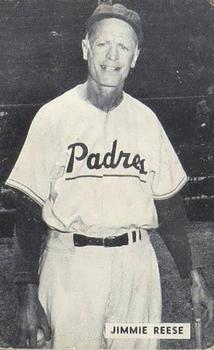 1952 Globe Printing San Diego Padres #NNO Jimmie Reese Front