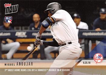 2018 Topps Now #786 Miguel Andujar Front