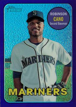 2018 Topps Heritage - Chrome Purple Refractor #THC-301 Robinson Cano Front