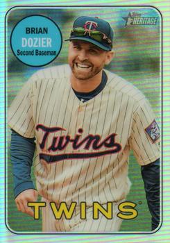 2018 Topps Heritage - Chrome Refractor #THC-356 Brian Dozier Front