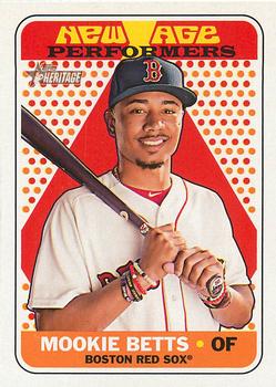 2018 Topps Heritage - New Age Performers #NAP-1 Mookie Betts Front