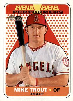 2018 Topps Heritage - New Age Performers #NAP-2 Mike Trout Front