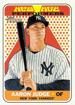 2018 Topps Heritage - New Age Performers #NAP-5 Aaron Judge Front