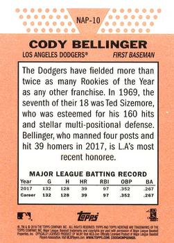 2018 Topps Heritage - New Age Performers #NAP-10 Cody Bellinger Back