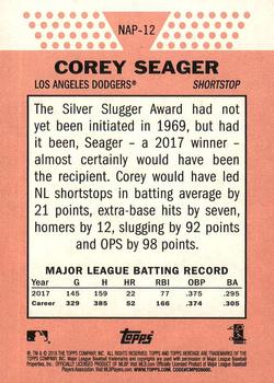 2018 Topps Heritage - New Age Performers #NAP-12 Corey Seager Back