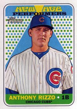 2018 Topps Heritage - New Age Performers #NAP-19 Anthony Rizzo Front